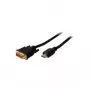 shiverpeaks HDMI/DVI-D 10m vīriešu-vīriešu savienotājkabelis, zelts, melns (BS77488)