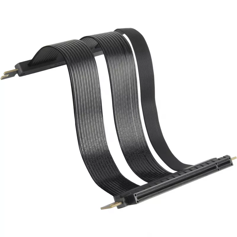 SilverStone SST-RC05-220 PCIe 4.0 x16 riser vads, 22 cm, melns