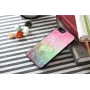 Aizsargmaciņš iKins Apple iPhone 8/7 ar ūdensziedu rakstu, melns