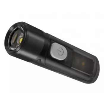 Rokas lukturītis Nitecore TIKI LE — 300 lm, USB uzlādējams, polikarbonāts, IP66, triecienizturīgs, 10.5 g, 55 mm, Melns
