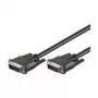 Wentronic Goobay DVI-D Dual Link kabelis, melns, 5 m - DVI-D spraudnis Dual-Link (24+1 kontakts) > DVI-D spraudnis Dual-Link (24+1 kontakts) (68084)