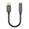 Pārejas adapteris Baseus CATL54-01 Type-C uz 3.5mm, melns