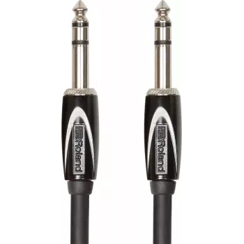 Audio kabelis 6.35mm TRS Roland RCC-10-TRTR 3m Melns