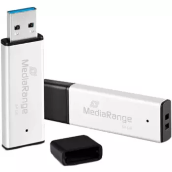 MEDIARANGE USB zibatmiņa 64 GB USB 3.0 augstas veiktspējas alumīnija korpuss