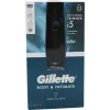 Elektriskais ķermeņa un intīmais matu griezējs Gillette Body & Intimate i5 — bezvadu skuveklis vīriešu ķermeņa kopšanai