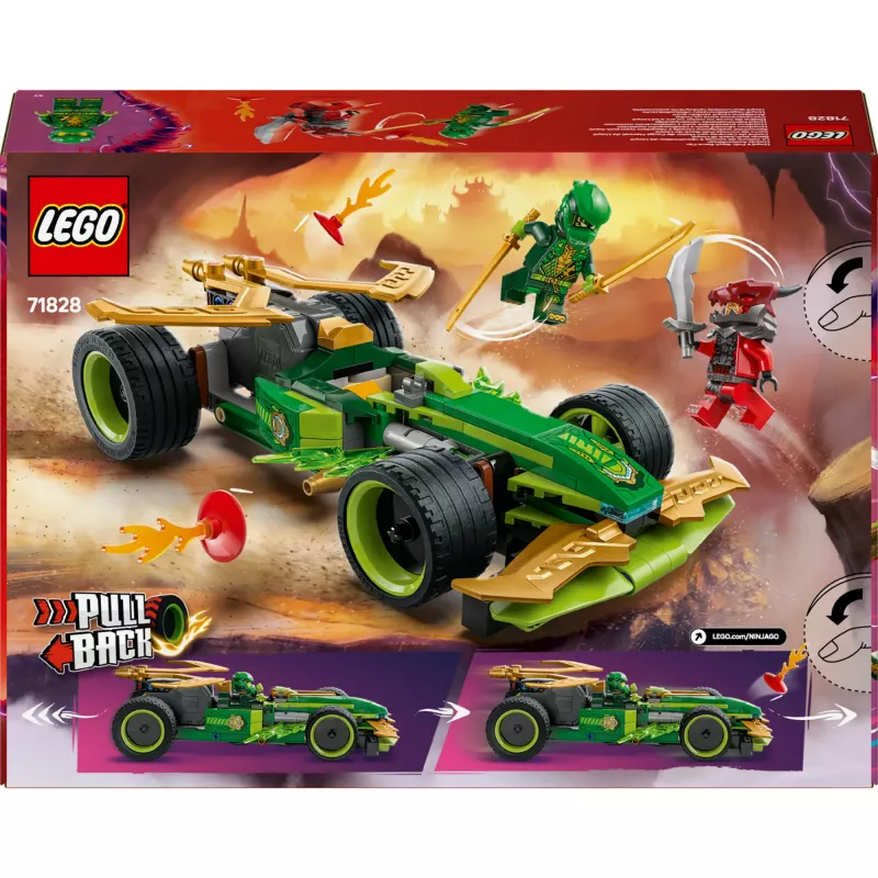 LEGO būvēšanas komplekts NINJAGO Lloyda Action Speedster 71828, 181 gabali, 2 minifigūras, vecumam 7+