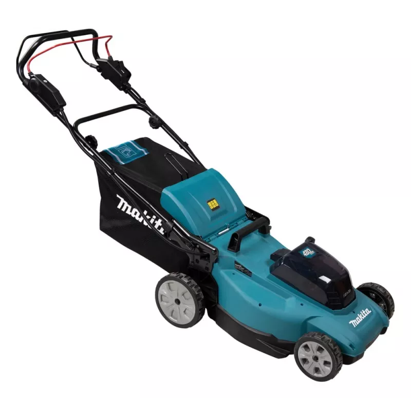 Makita DLM481Z zāles pļāvējs, stūmējzāģis, bez akumulatora, melns/zils/metālisks