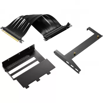 Sharkoon Angļu grafiskās kartes komplekts 4.0 - 0,17 m - PCI-E x16 (Gen 4.0) - PCI-E x16 (Gen 4.0) - REV300
