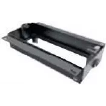 Bachmann TOP FRAME bezrāmja 4 vietu iegremdējamais kontaktligzdu bloks, melns, pulverkrāsots