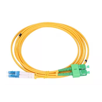 Extralink Patchvads SC/APC-LC/UPC Vienmodas Duplekss G652D 3mm 1m