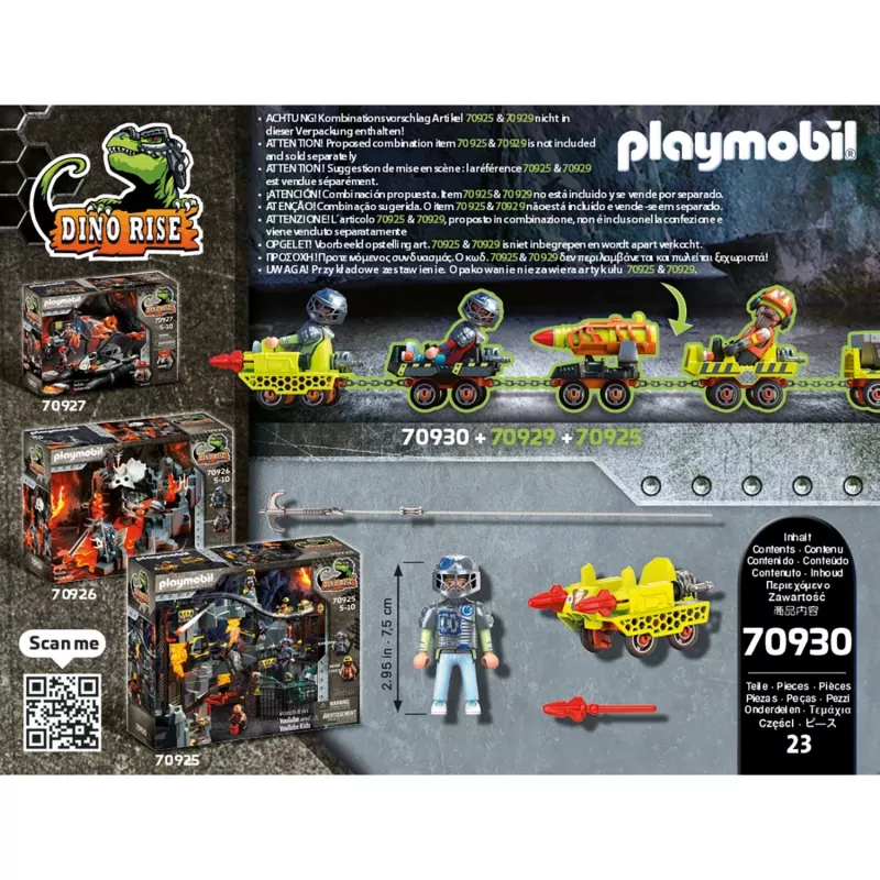 Komplekts DINO Rise 70930 Mīnu Kruīzeris