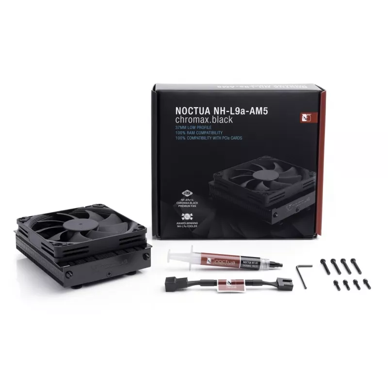 CPU dzesētājs Noctua NH-L9A-AM5 CHROMAX.BLACK 9.2 cm 600-2500 RPM