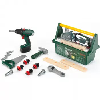 Theo Klein 8520 Bosch Instrumentu Kaste ar Bezvadu Skrūvgriezi