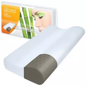 Ortopēdiskais spilvens MDH MDQ001109 ar bambusa pārvalku un regulējamu atbalstu
