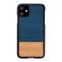 Viedtālruņa maciņš man and wood iPhone 11 — džinsa melns aizsargmaciņš