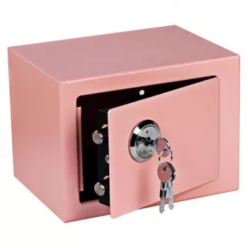 Extralink Home | Home Safe | biroja seifs, atslēgu kastīte, drošības seifs, Rozā, S-404