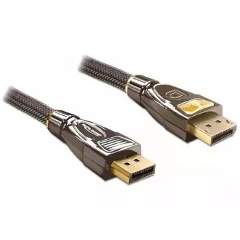 DisplayPort kabelis DeLOCK 82770 1 m Melns Brūns