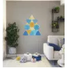 Nanoleaf NL47-0002TW-9PK trīsstūrveida LED paneļu gaismas komplekts — 9 RGB sienas paneļi, balts