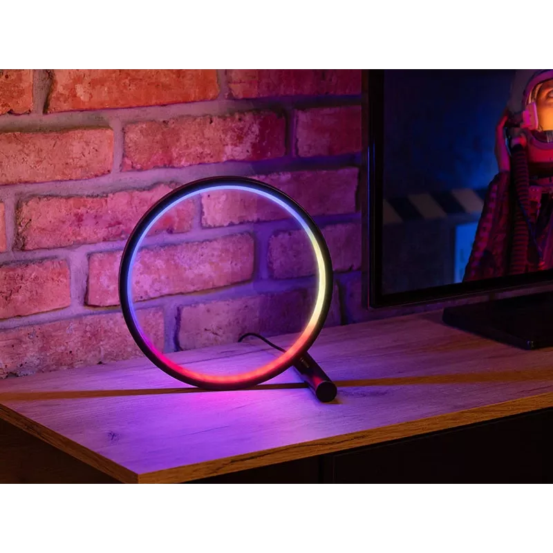 Galda lampa TRACER Ambience Smart Circle LED RGB — dekoratīvs viedais LED aplis