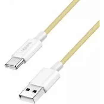 LogiLink USB 2.0 Type-C kabelis C/M uz A/M 60W dzeltens 1,5 m