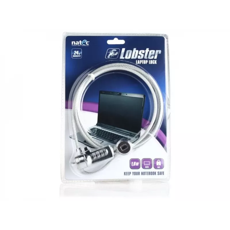 Kabeļa slēdzene NATEC LOBSTER CODE NZL-0226