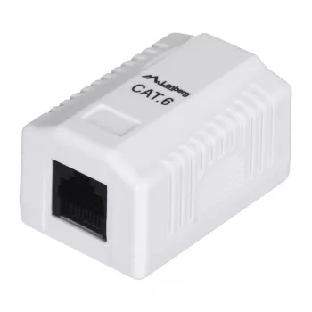 LANBERG OU6-0001-W pieslēguma kārba RJ-45, Cat6, balta