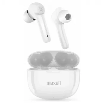 Maxell Dynamic+ bezvadu austiņas ar uzlādes futrāli Bluetooth balta