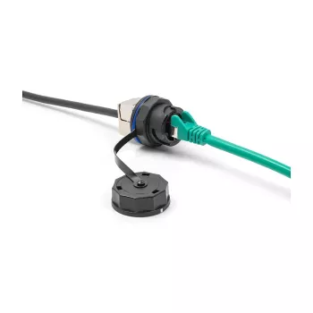 DeLOCK 67050 aizsargvāciņš RJ45 iebūvējamiem savienotājiem, IP68, melns