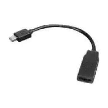 Lenovo 0B47089 video kabeļa adapteris 0.2 m Mini DisplayPort HDMI Melns
