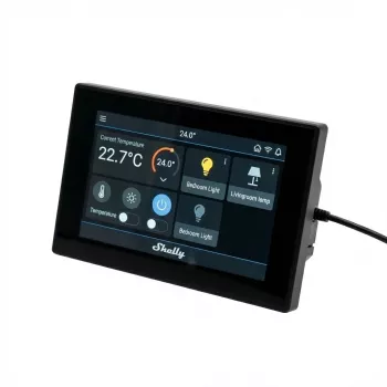 Vadības panelis Shelly Wall Display XL 10.1 collu WiFi Bluetooth — viedās mājas sienas displejs