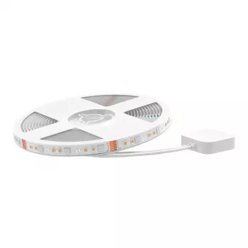 LED lentes sloksne Meross MSL320CPHK 5 m RGBWW Wi‑Fi, adresējama RGB + silta balta
