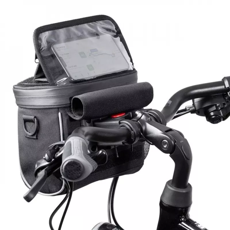 Priekšējais velosomaiss Triton WBHBB-01 — 4 L, poliesters/EVA/TPU, 205×125×185 mm