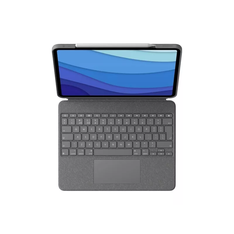 Klaviatūras maciņš Logitech Combo Touch QWERTZ Vācu Smart Connector Graphite