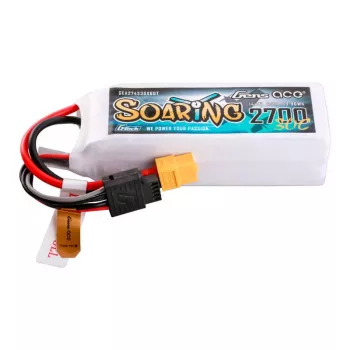 Gens ace G-Tech Soaring 2700mAh 14.8V 30C 4S1P LiPo akumulators ar XT60 savienotāju