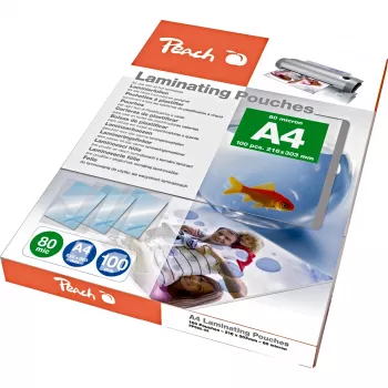 Peach PP580-02 laminēšanas kabatiņa 100 gab