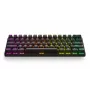 Mehāniskā spēļu tastatūra STEELSERIES Apex Pro Mini Wireless — 60% formfaktors, USB + RF bezvadu + Bluetooth, QWERTY US, Melna