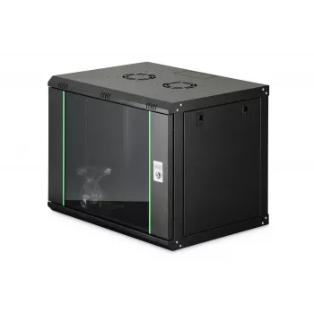Sienas montāžas skapis DIGITUS Dynamic-N 9U, 600x450 mm (PxD), IP20, atslēgas slēdzene, neizmontēts