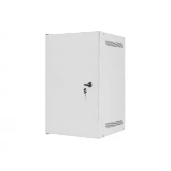 Lanberg WF10-2309-00S 9U 10 collu sienas montāžas telekomunikāciju skapis, pelēks, ar metāla durvīm, 280x310 mm