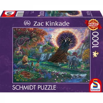 Puzle Schmidt Spiele Zac Kinkade The Garden of Eden 1000 gabali