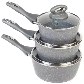 Katlu komplekts Salter BW02986G1EU7 — 3 gab. 16 cm, 18 cm, 20 cm