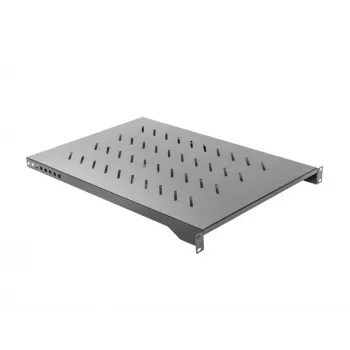 Plaukts Rack LANBERG AK-1010-B 19 inch 1U 482.6×750×45 mm, maks. slodze 15 kg, melns