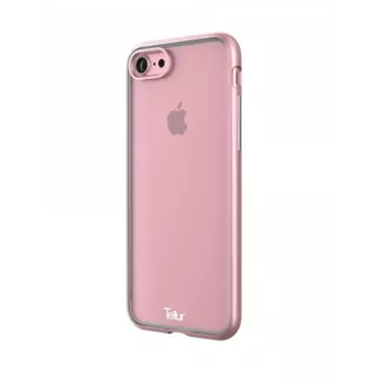 Tellur aizsargmaciņš iPhone 7 TLL118204 Rozā Caurspīdīgs