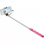 Ultron selfie hot shot Pink - 15 - 45 cm Selfie nūja ar kameras slēdzi rokturī - Piemērota viedtālruņiem Samsung Galaxy, iPhone un citiem (173951)