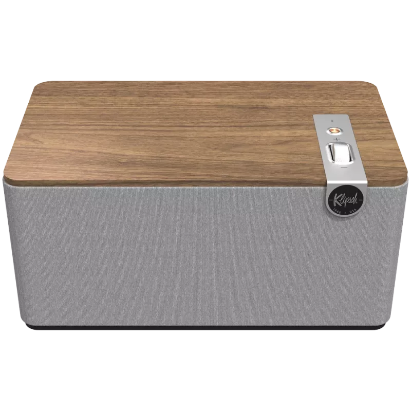 Klipsch the Three Plus Premium Bluetooth skaļruņu sistēma valrieksta koka apdarē