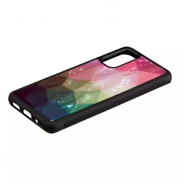 Aizsargmaciņa iKins Samsung Galaxy S20 — ūdensziedu raksts, melna