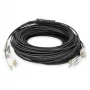 Šķiedru optikas sadales kabelis DIGITUS DK-24338U030BK-BBB, OM4 8-dzīslu, LC/UPC–LC/UPC, 30 m, U-DQ(ZN) BH