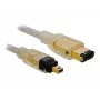 FireWire A/A kabelis DeLOCK 2.0m Pelēks