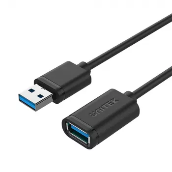 UNITEK Y-C458GBK USB kabelis USB 3.2 Gen 1 (3.1 Gen 1) 1.5 m USB A Melns