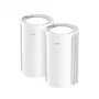 Cudy M11000 trīsjoslu (2.4 GHz / 5 GHz / 6 GHz) Wi-Fi 7 (802.11be) maršrutētājs, balts, 4 iekšējās antenas