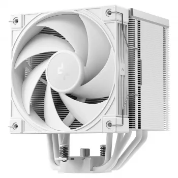 Procesora gaisa dzesētājs DeepCool AK500 G2 WH, 120 mm ventilators, max gaisa spiediens 3.33 mmH2O, 117×129×159 mm, balts